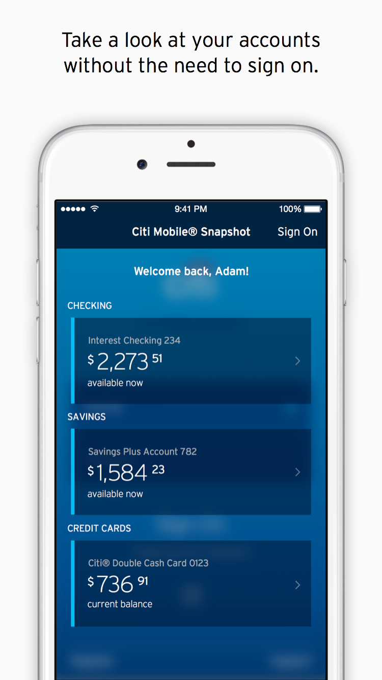 Citi mobile banking